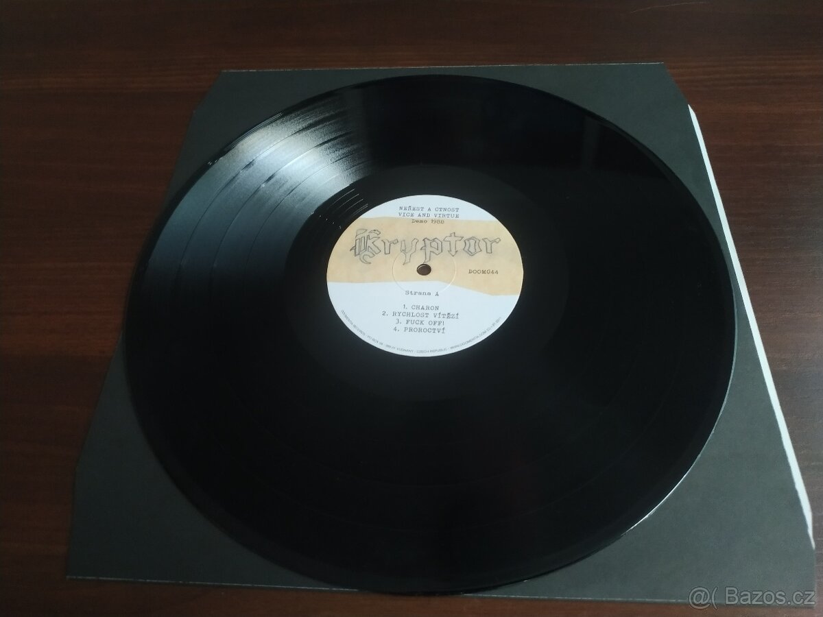 Kryptor - Vice And Virtue - demo 1988 LP - 3
