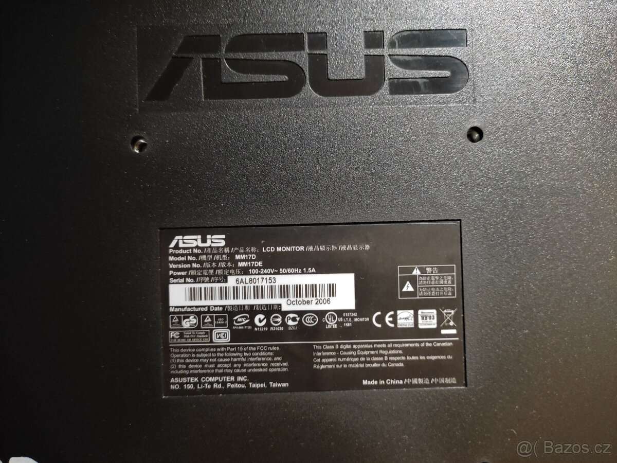 monitor zn: ASUS MM17D 17" - 3