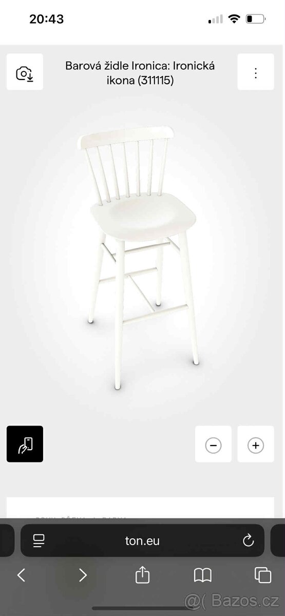 Barová židle Ton Ironica - 3