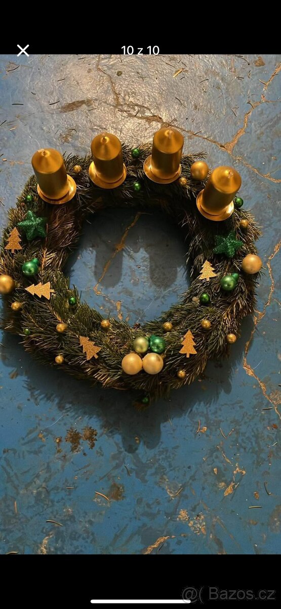 Adventní věnec ručně vyráběný - 3