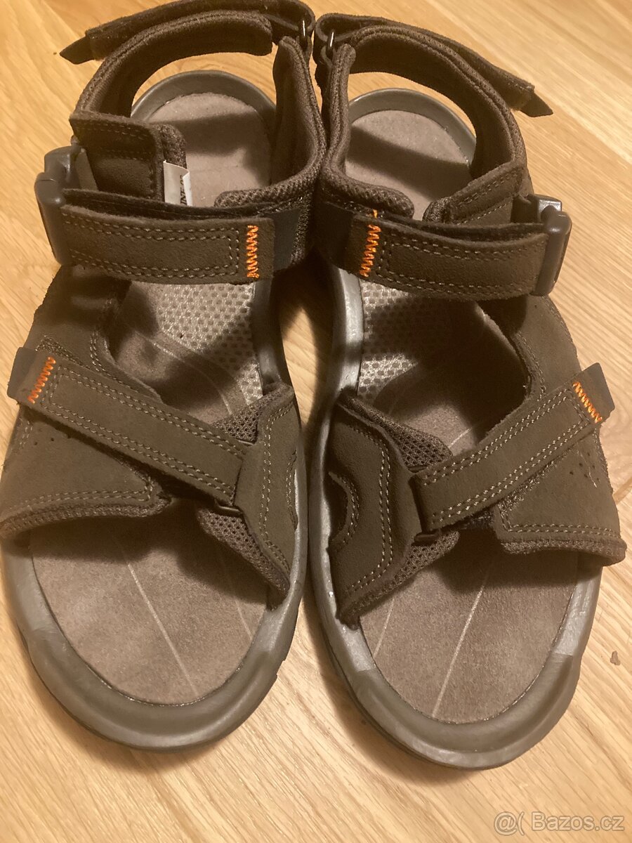Pánské kožené turistické sandály Decathlon - 3