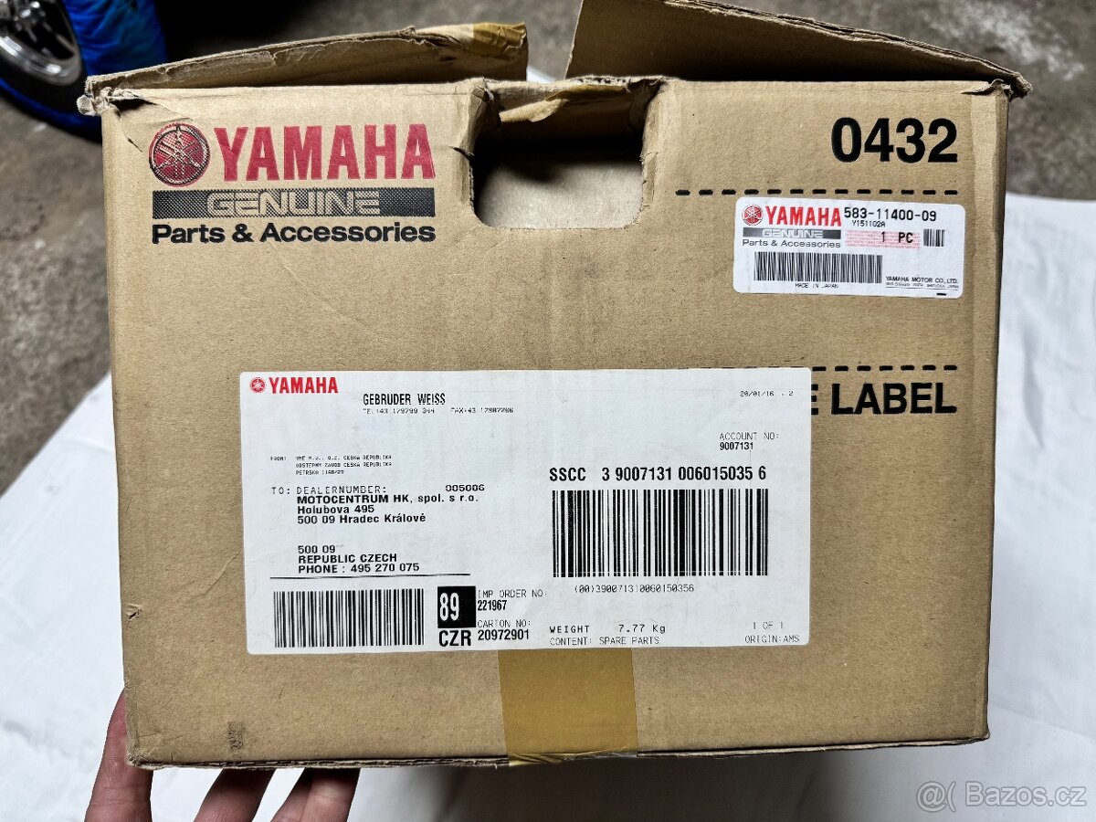 Originál Yamaha XT500 Kliková hřídel - 3