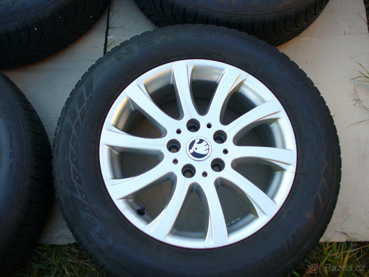 KOLA ŠKODA SE ZIMNÍMI 215/65 R16 - 3
