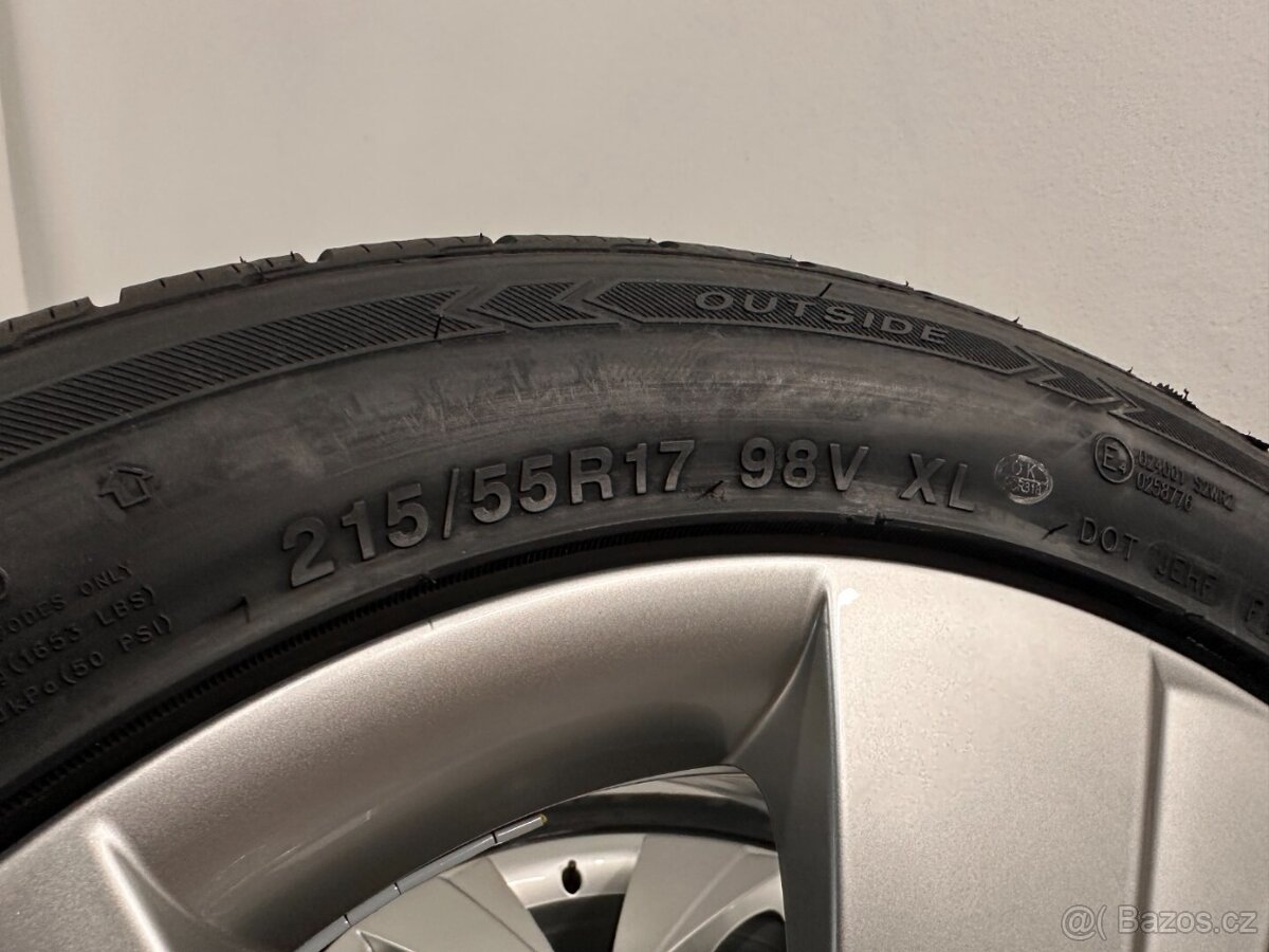 original alu kola škoda superb III IV 3v007364 R17 - 3