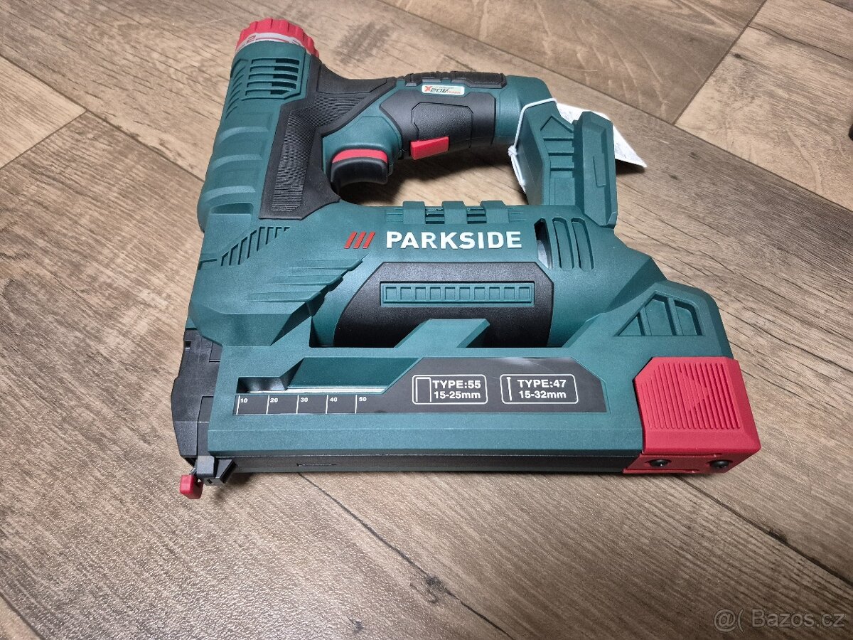 Aku sponkovačka V20 parkside s baterií ah4 a nabíječkou - 3