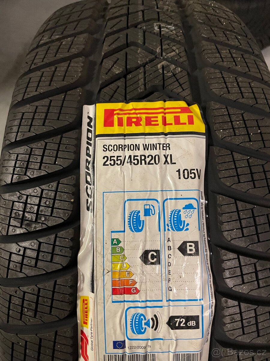 Original zimní alu Tesla Model X r20 + pneu 100% - 3