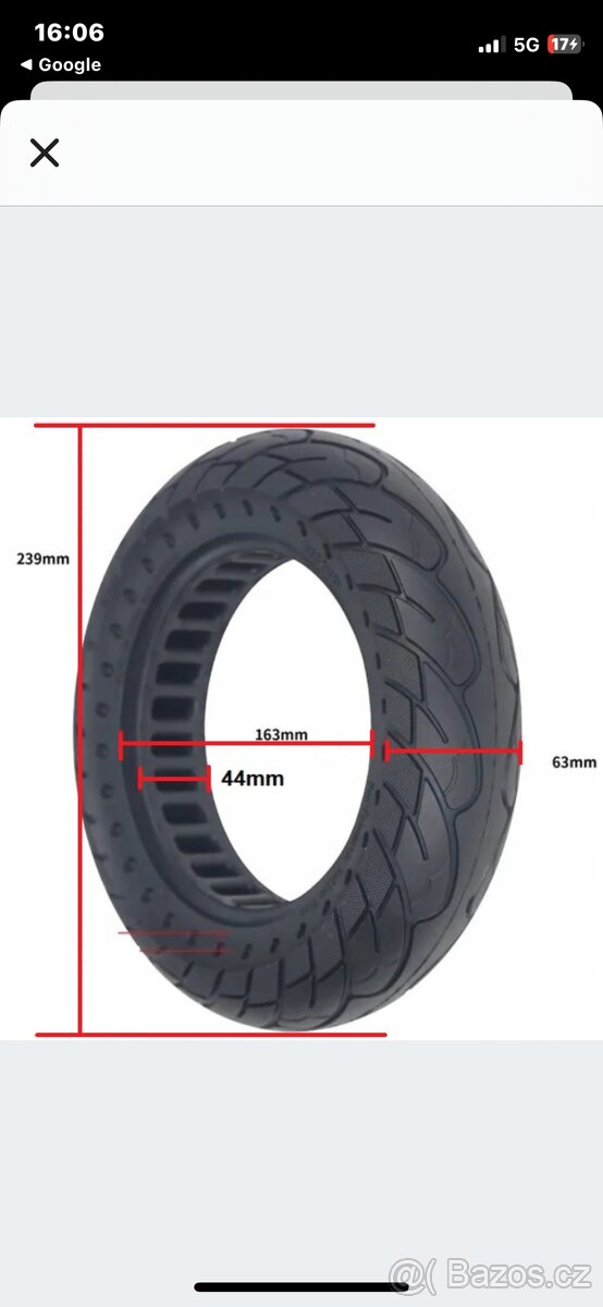 Pneumatika na koloběžku - 3