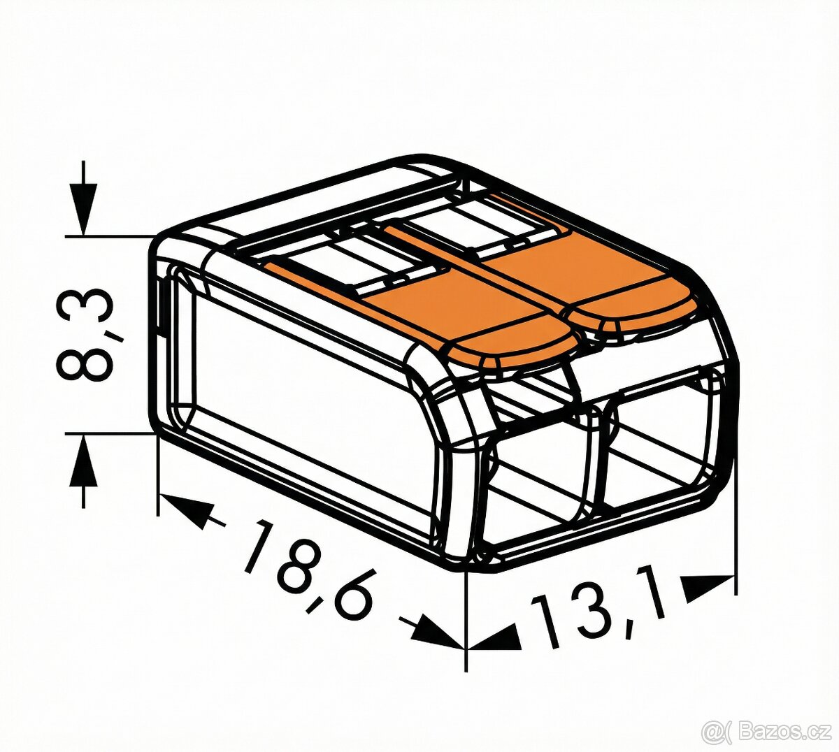 ⚡WAGO 221-415 (100 ks) – 2vodičové svorky ⚡ - 3