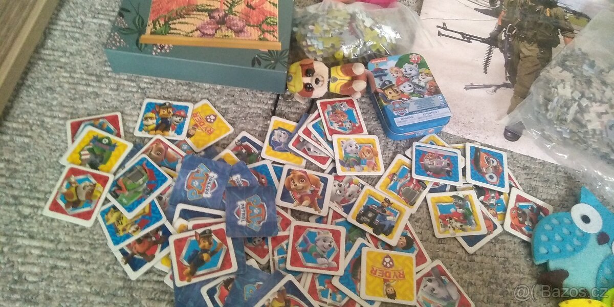 Hry Cestujeme do pohadek, vecernicky, pexeso puzzle, Patrol - 3