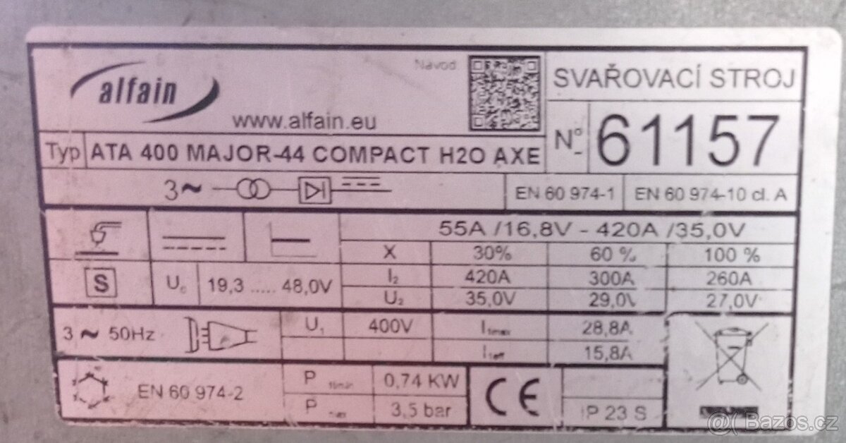 MIG/MAG svářečka Alfa in ATA 400 MAJOR - 3