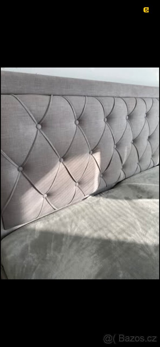 Čalouněná postel dvoulůžková - 3