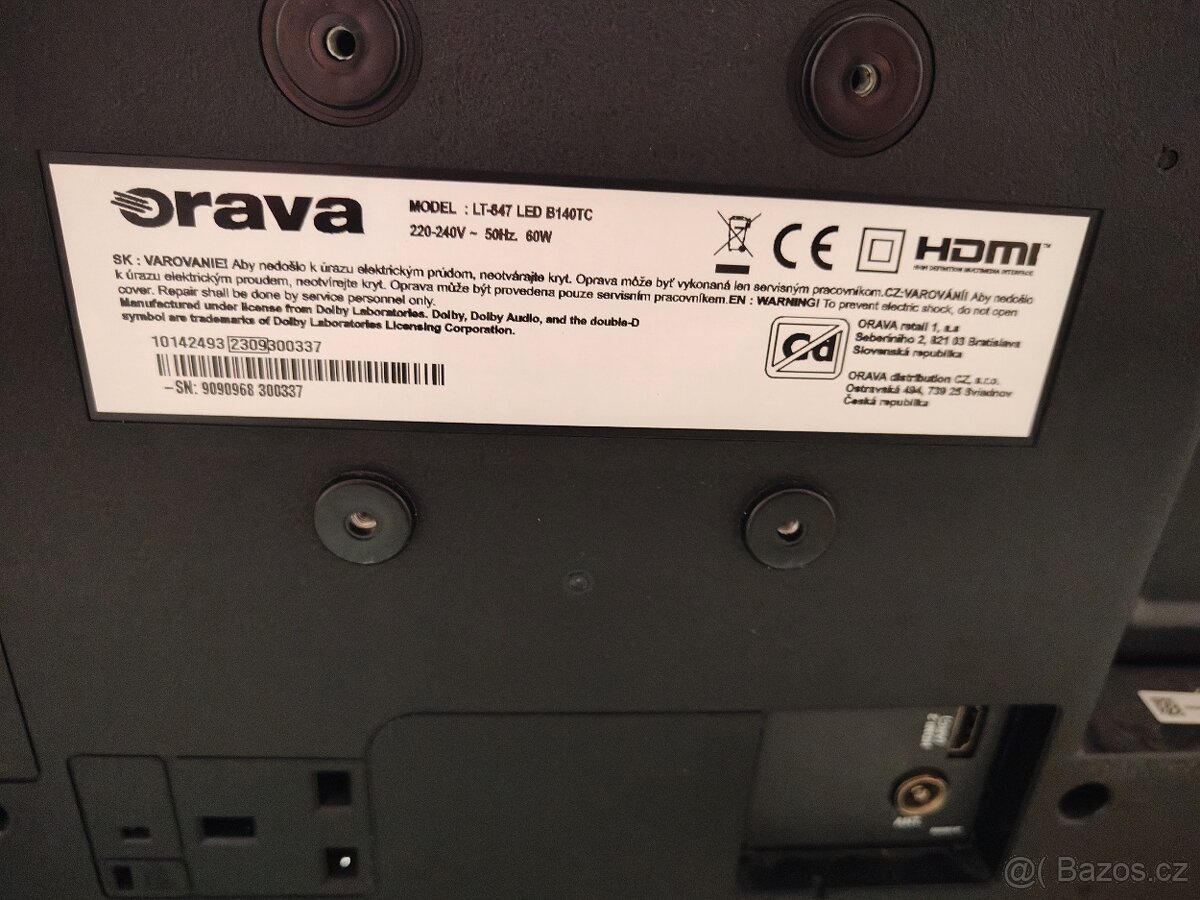LED TV Orava LT847 úhlopříčka 80cm - 3