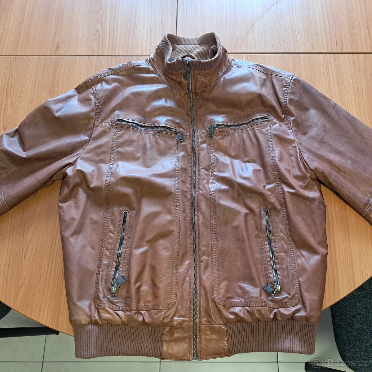Pánská kožená bunda - 3