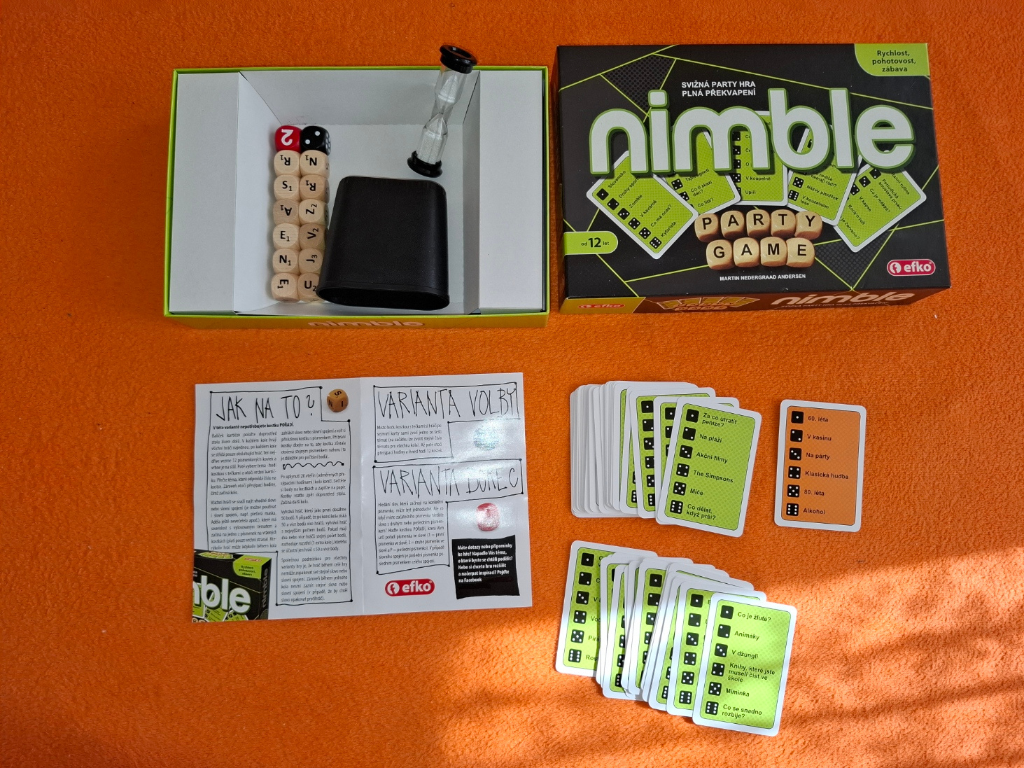 Hra NIMBLE - stolní společenská - téměř nehráno - 3