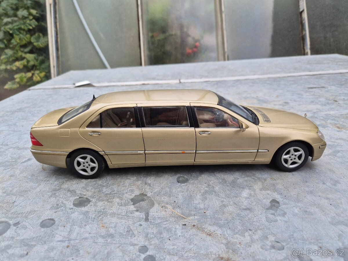 Prodám model 1:18 Mercedes benz S600 w220 pullman - 3