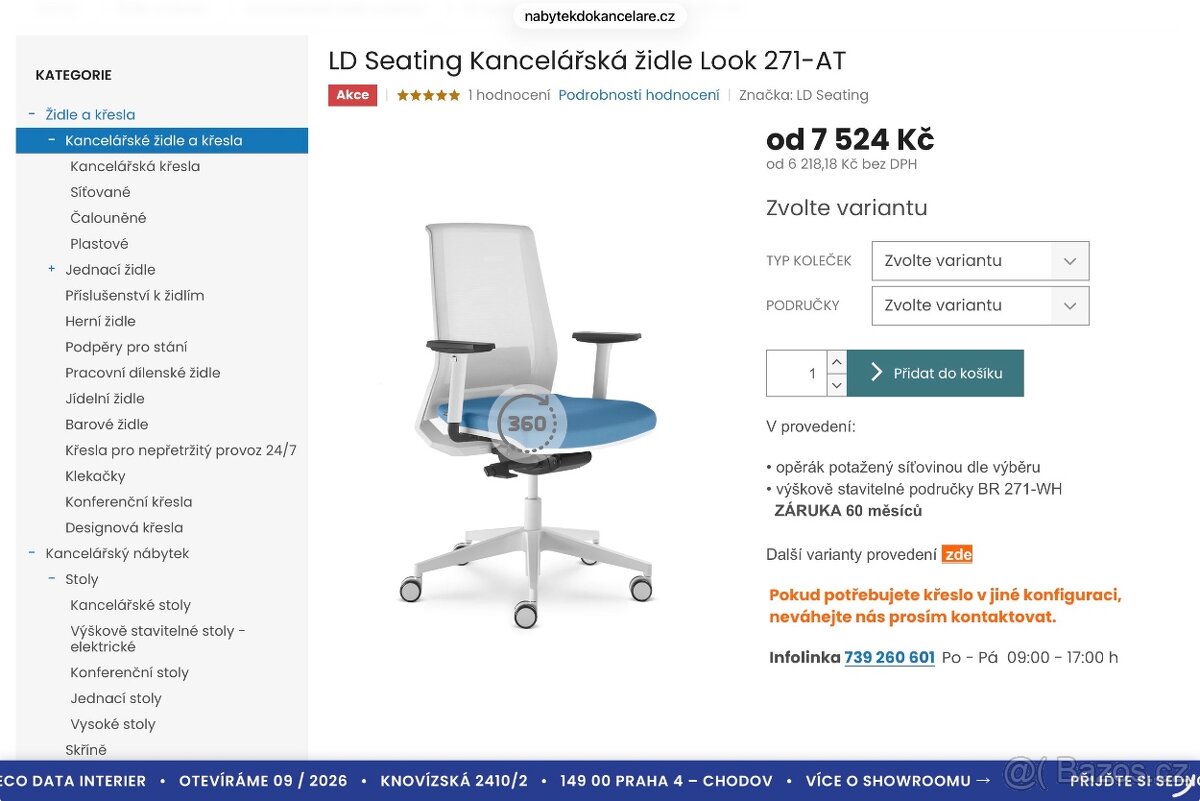 Kancelářská židle LD Seating Look - 3