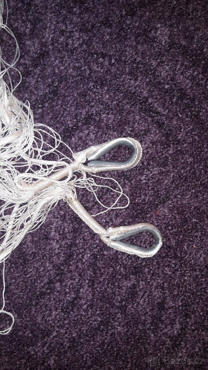 Bílá retro houpací síť - 3