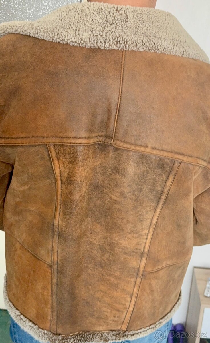 Kožená bunda - pravý beran - 3