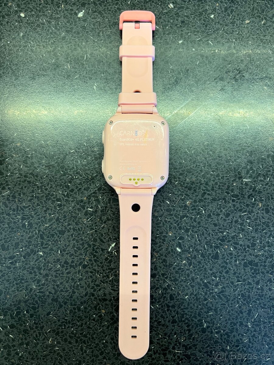 Chytré hodinky Carneo GuardKid+ 4G Platinum dětské růžové - 3
