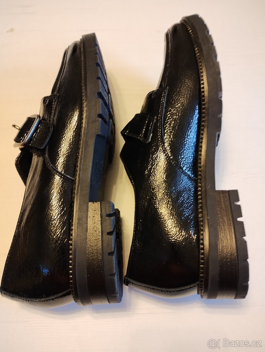 DÁMSKÉ KOŽENÉ MOKASÍNY PAT CALVIN, VEL. 40 - 3