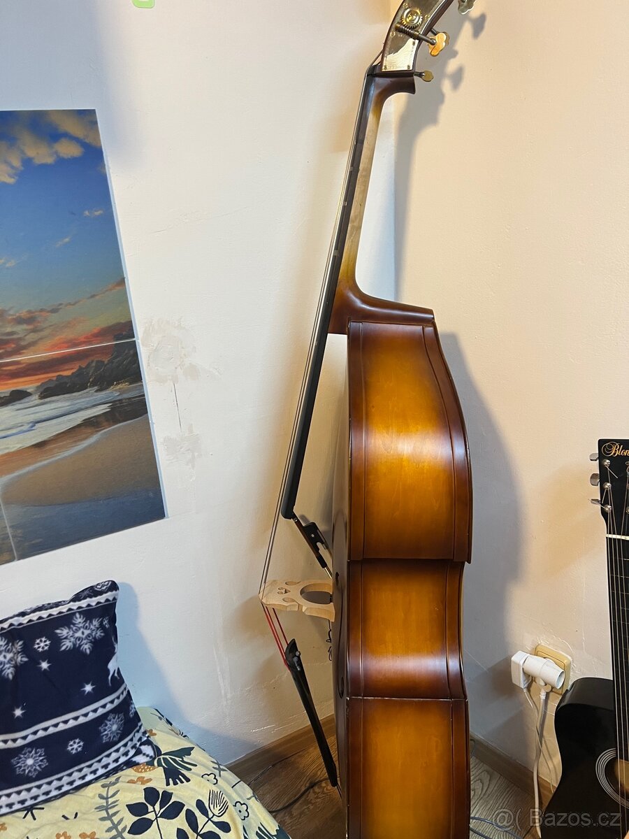 Kontrabas 4/4 ZÁNOVNÍ elektronický snímač - 3