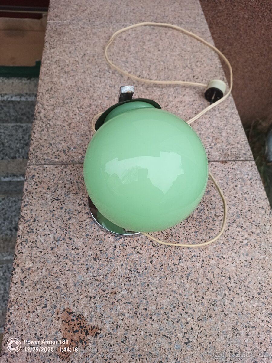 Art Deco lampička niklovaná mosaz - 3