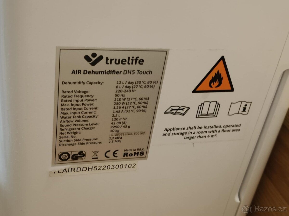 Odvlhčovač s čističkou vzduchu - 3