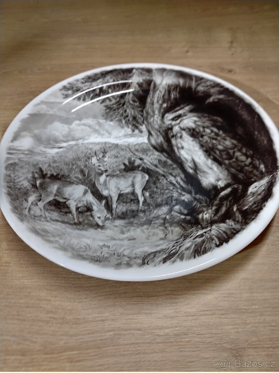 Starožitný talíř Tetřev - 3