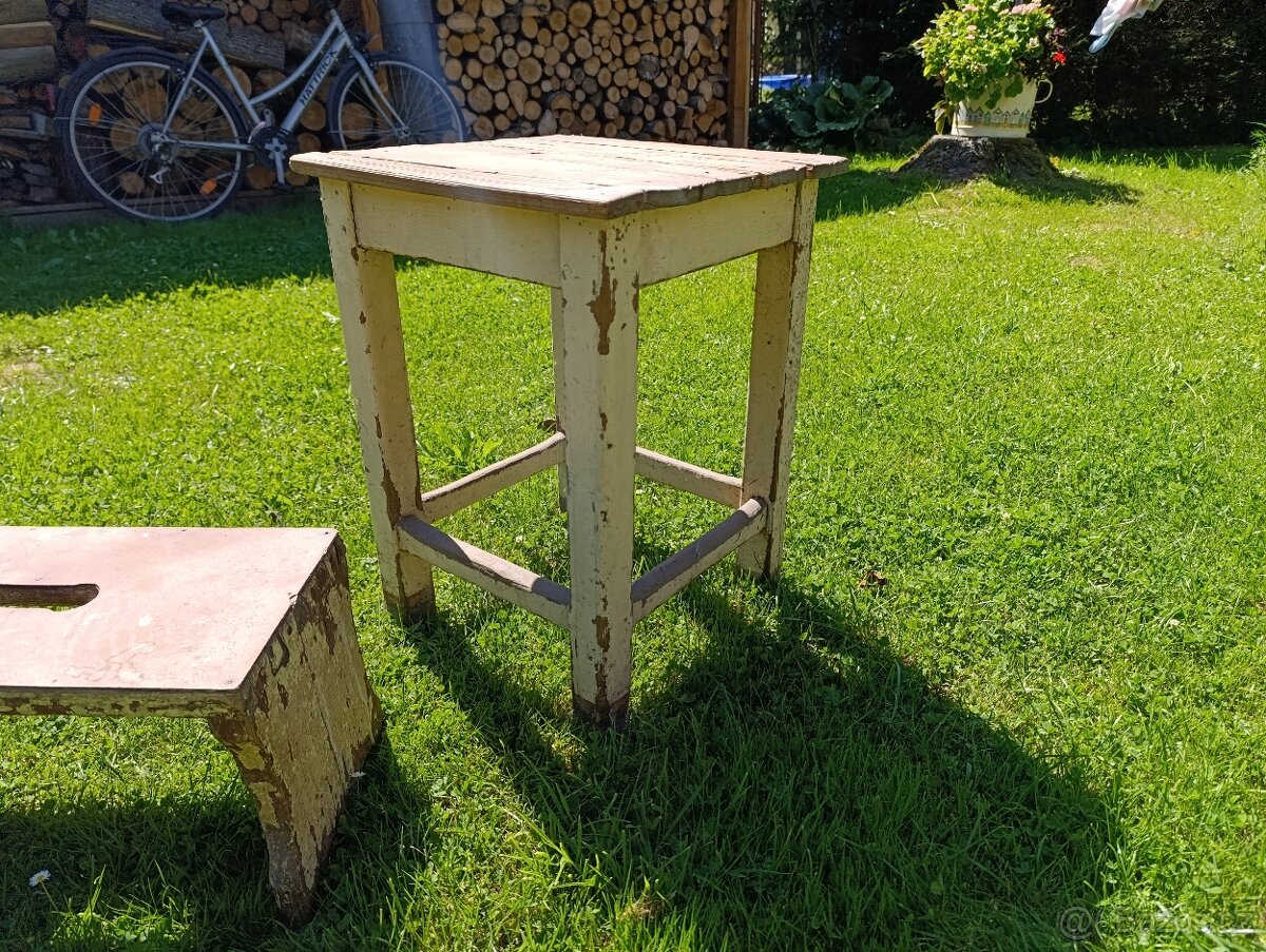 2x retro štokrdle - židle - 3