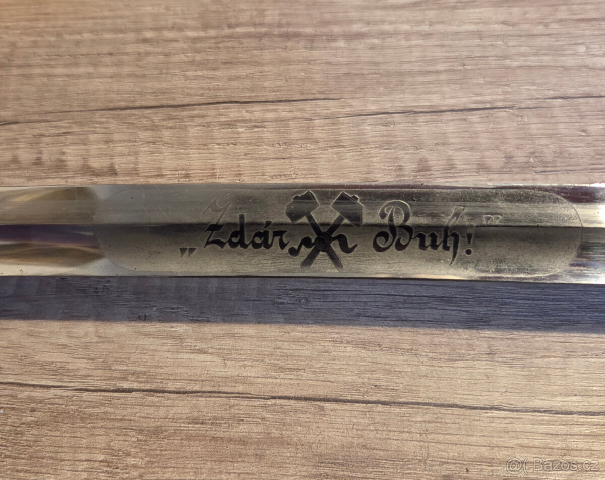 Horník, hornická šavle - 3