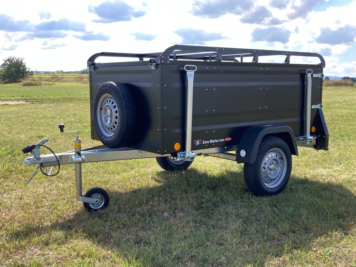 Přívěsný Vozík CAMPING Blackout s Nosičem na Stan Böckmann - 3