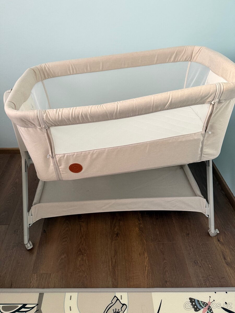 LIONELO Postýlka Leonie Plus 3v1 Beige Sand - 3