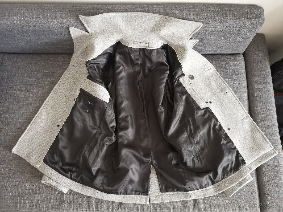 Pánský vlněný kabát SELECTED vel. L - 3