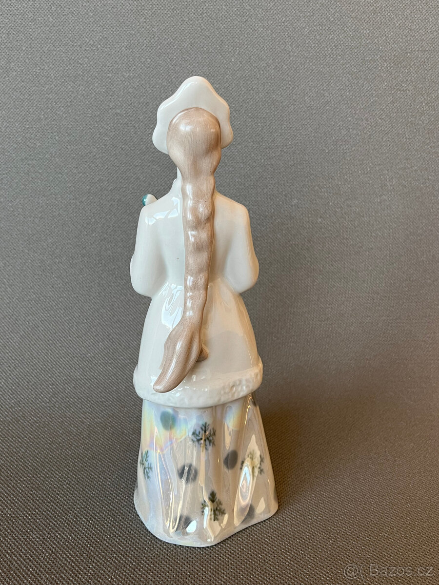 Porcelánová soška Sněhurka 25 cm, Polonne USSR - 3