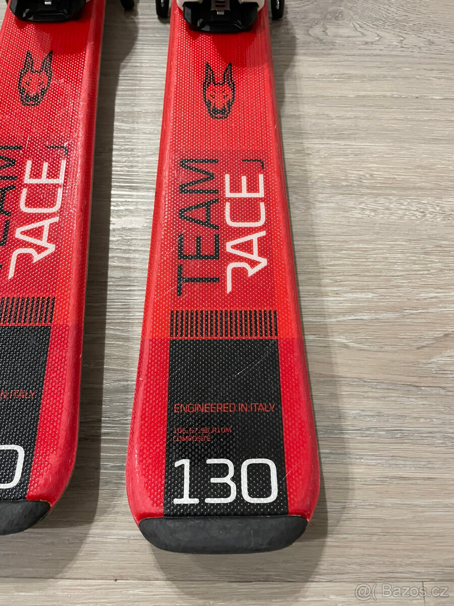 Lyže dětské Nordica Team Race 130 cm + hůlky - 3