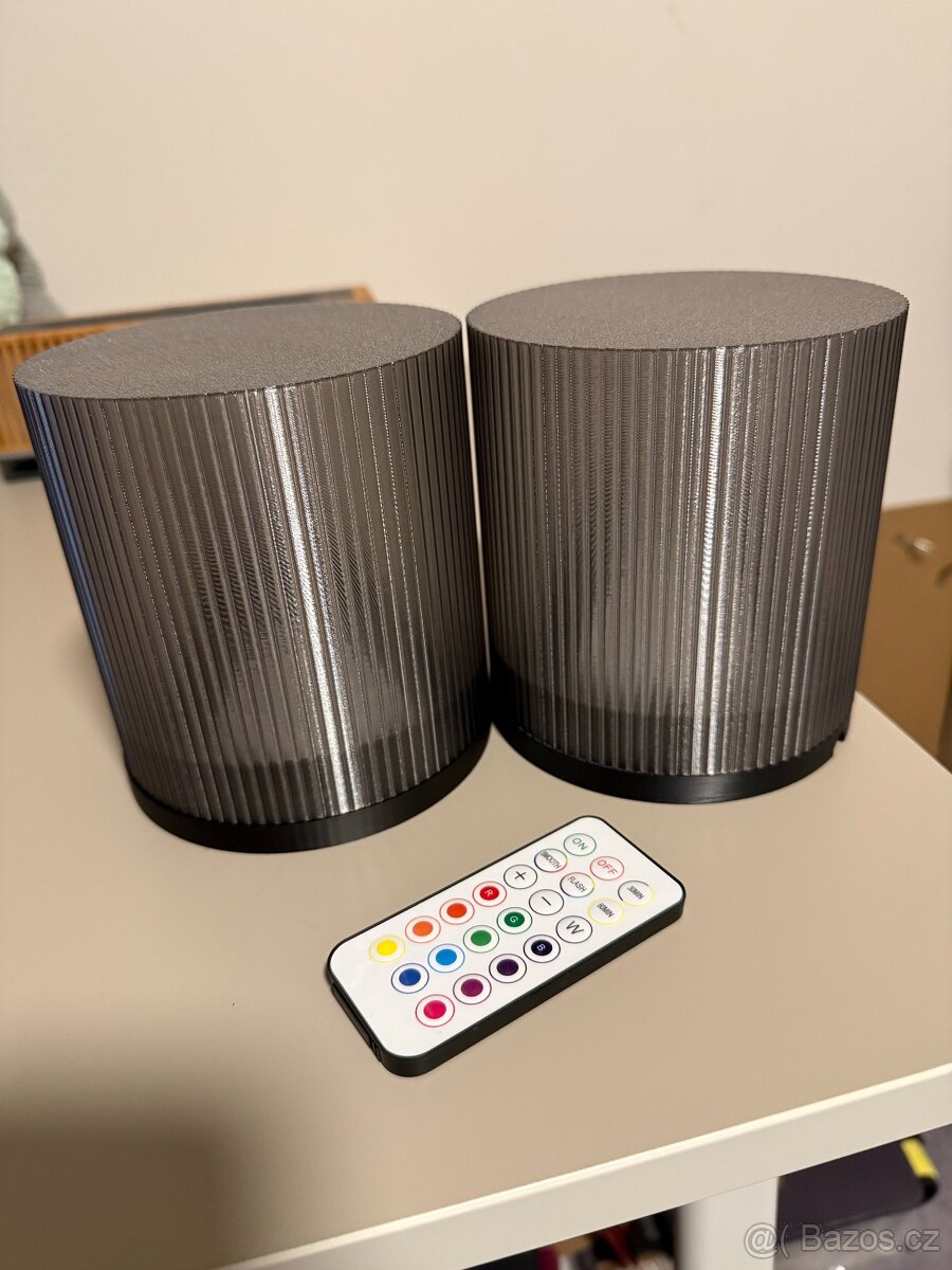 LED RGB stolní lampa dálkové ovládání 2ks - 3