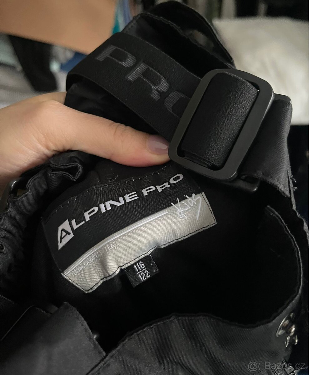 Lyzařské kalhoty Alpine Pro vel 116/122 - 3