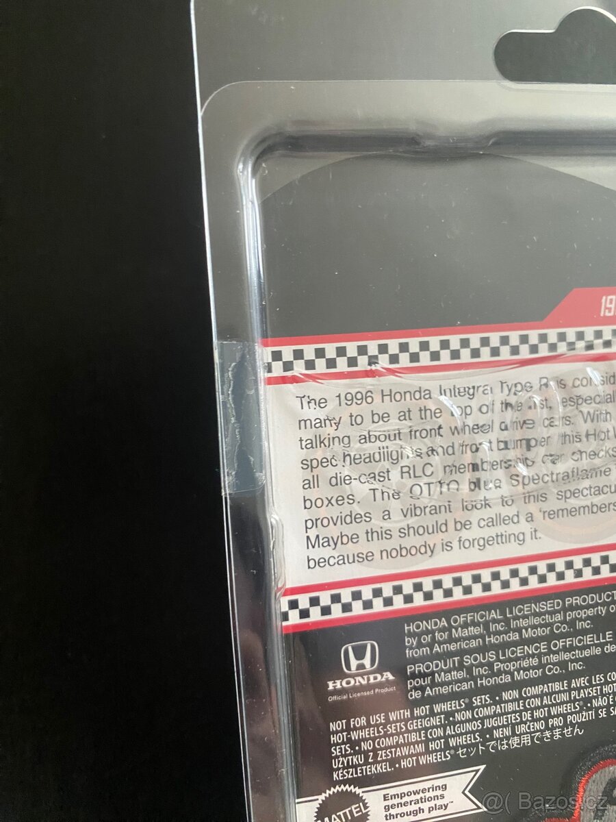 Hotwheels RLC 1995 honda integra type R - 3