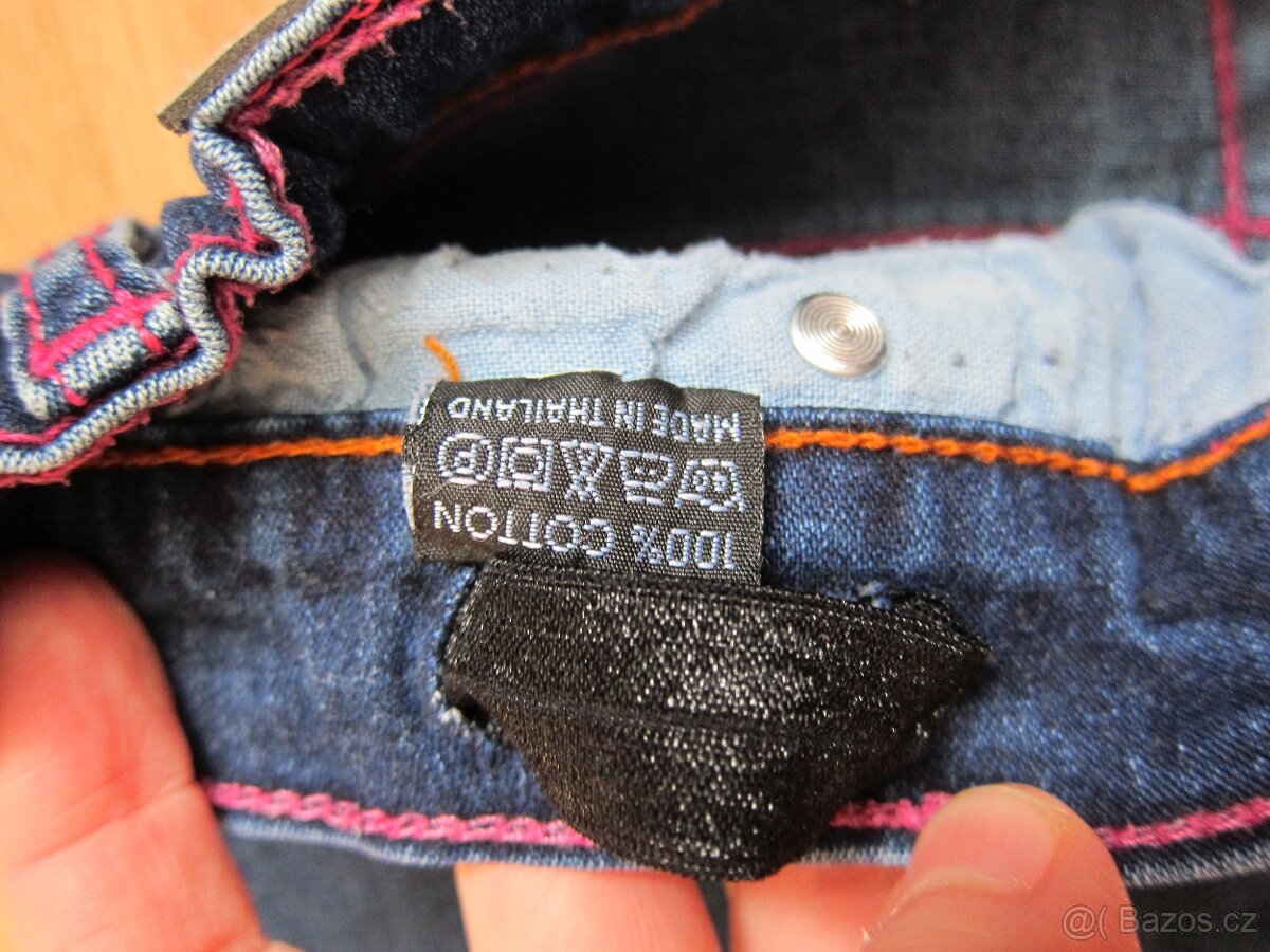 Dívčí rifle (džíny) velikost 122 - 3