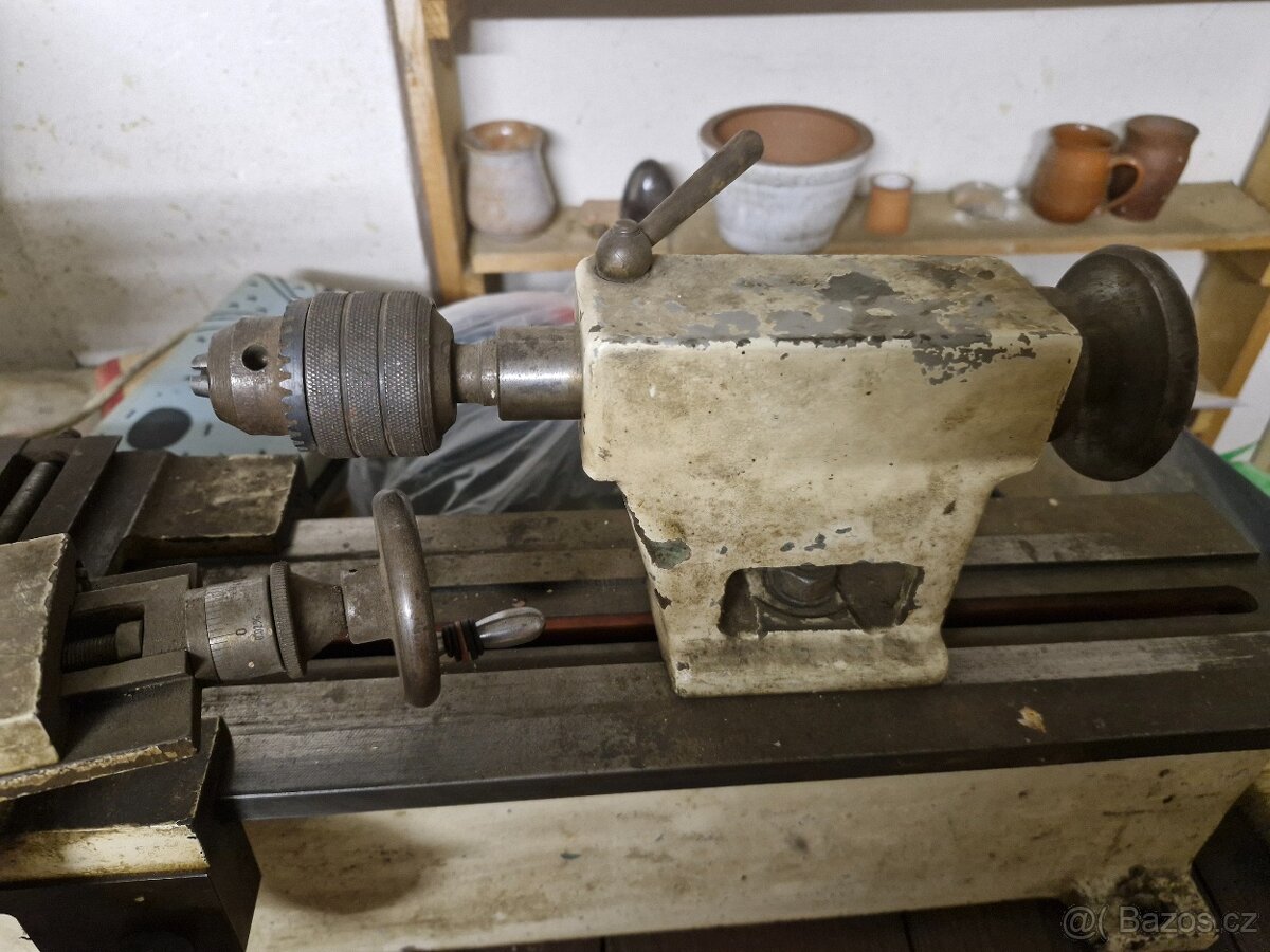 Profi stolní soustruh na kov - výrobce ČKD - 3