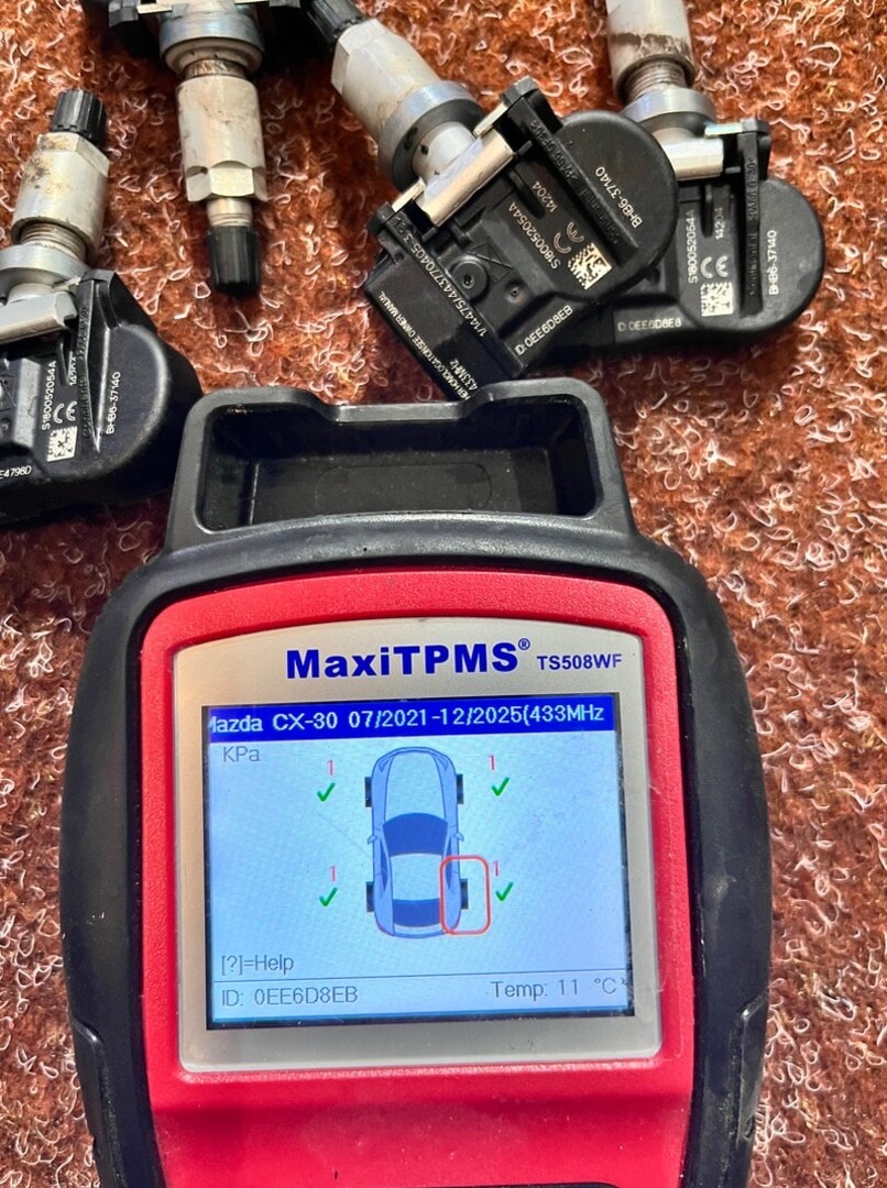 TPMS - senzory Mazda CX7 - CX5 - CX30 - otestované - 3