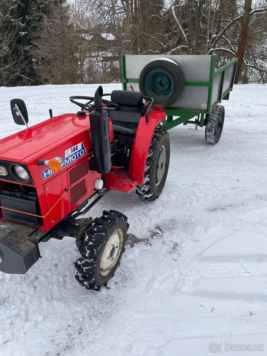 Malotraktor Hinomoto C-144, 4x4 - 3