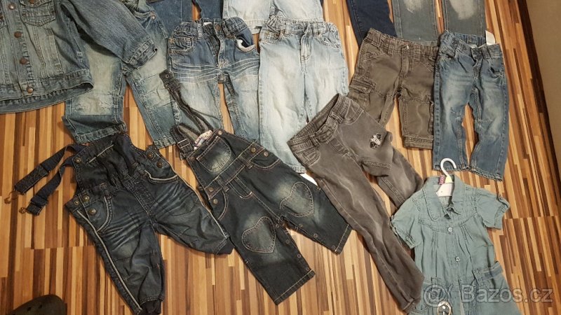 dětské jeanové oblečení 1-5 let - 3
