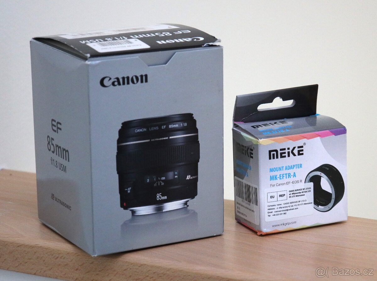 Prodám objektiv Canon EF 85/1.8 - 3