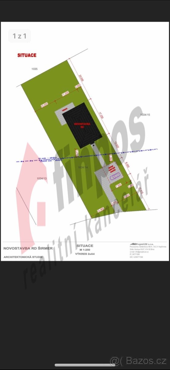 Prodej stavebniho pozemku 1614 m2 Hradec - Nová Ves, okres J - 3