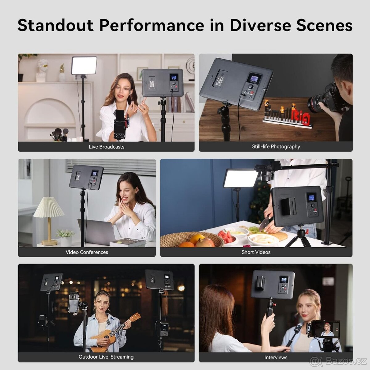 SmallRig P200 Beauty Panel Video Light - 3