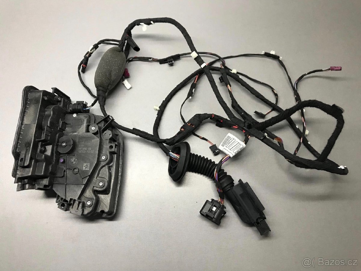 BMW zámek dveří PZ + kabeláž - 3