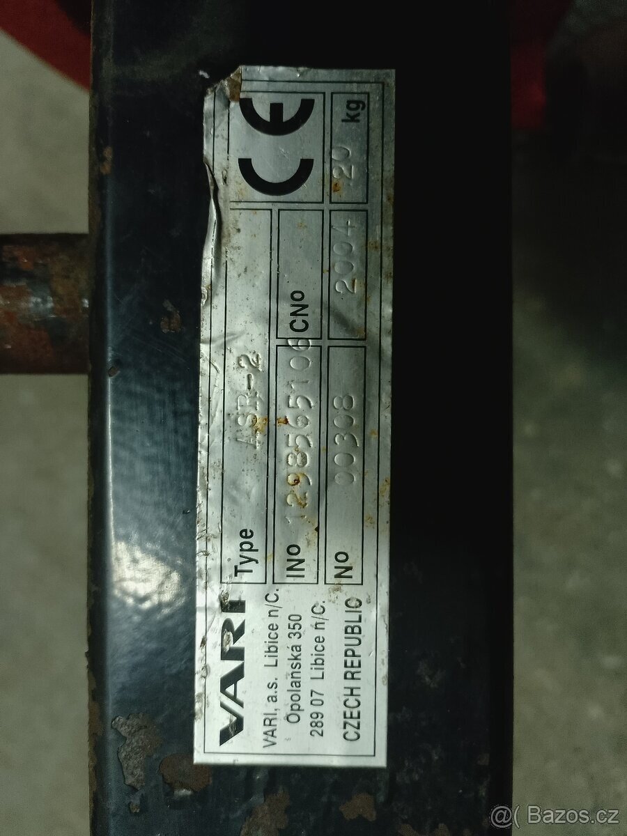 Vari shrnovací radice ASR-2+ Závaží na sníh,štěrk,hlínu. - 3