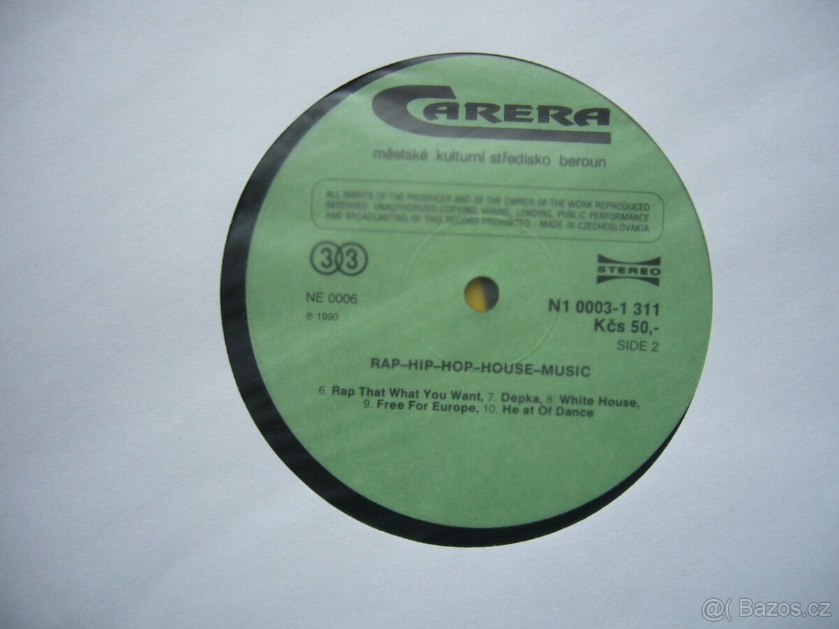 Various – Rap-Hip-Hop-House Music (LP) - 3