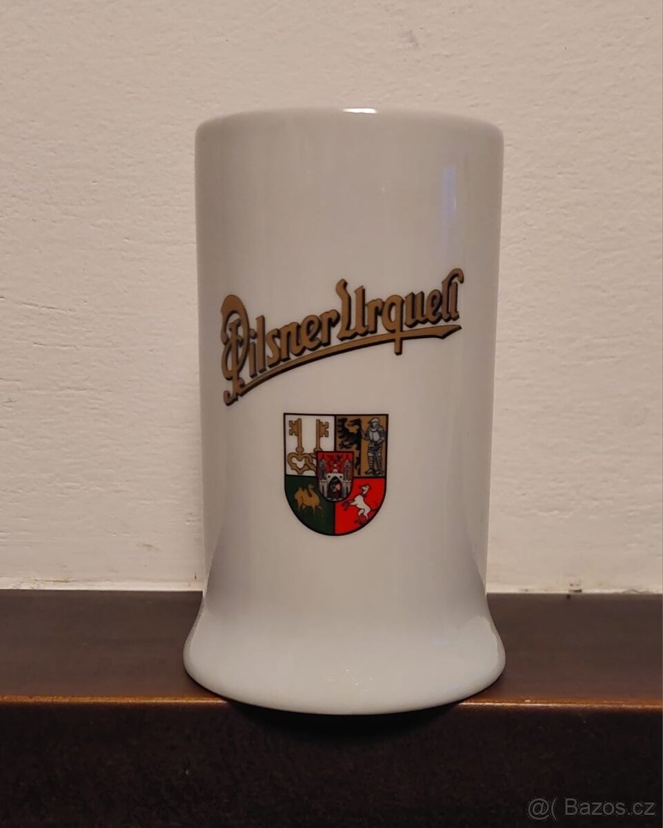 Pilsner Urquell,Plzeň půllitr,keramický - 3